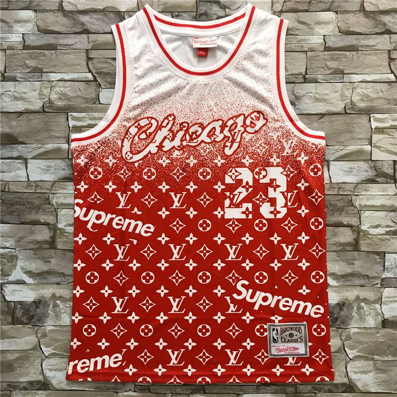 Men Chicago Bulls #23 Jordan Red Heat transfer 2021 NBA Jersey